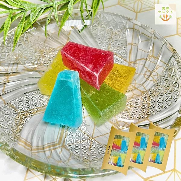 Amazon | 石川屋本舗 金沢の琥珀糖 えらべるかいちん（味つき）3